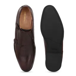 CLOG LONDON Men Leather Formal Monk Shoes image 3