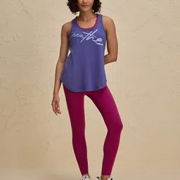 Nykd By Nykaa Summer Essential Cotton Slub Longline Tank image 4