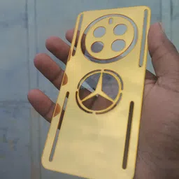 MOKPLZ REALME P1 5G GOLD MIRROR BACK PANNEL Mobile Skin-picture-12