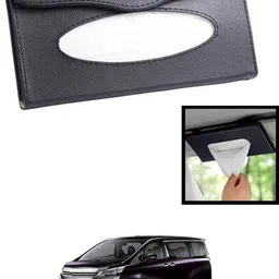 maties Universal Lightweight/Waterproof Leatherite Rectangle Black Tissue For Car-287 Vehicle Tissue Dispenser-picture-29
