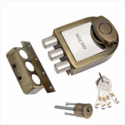 milton Steel Polished, Matte Deadbolts image 2