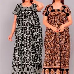 ruishee Pack of 2 Women Nighty-picture-27