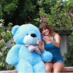 4 Feet teddy bear soft and cute Huggable doll for New baby girl, Kids, Birthday gift Can be used as Home, valentine day and Decoration - 43 inch-image-11