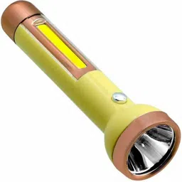 fenoza JY SUPER 1703 1+2W Strong LED COB Light with 2 mode Action with 8hrs Continuous Working Power (1800mAh) Aluminium Reflector with Micro Halogeno Technology Runtime : 8hrs Torch 8 hrs Torch Emergency Light image 3