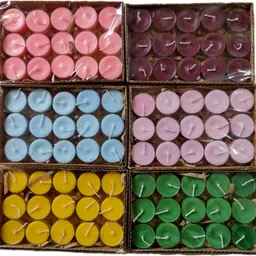 vivara Lavender & Coffee Scented Soy Wax Tealight Candles Combo|3Hr Burn|Smokeless|30Pc Candle image 4