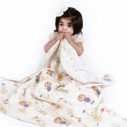 haus & kinder Printed Crib Crib Baby Blanket for AC Room image 2