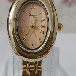 imperial shine Analog Watch - For Women Peach Oval Dial image 2