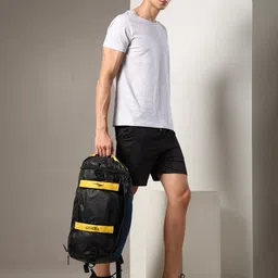 asian 50 L Gym Duffel Bag - GYM BAG - Black, Yellow-picture-28