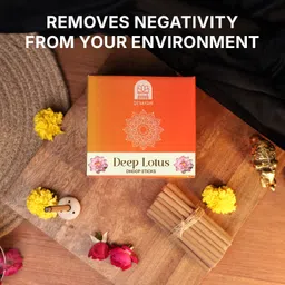 devayam BambooLess Dhoop Stick, Charcoal-Free, LowSmoke for Puja, Meditation, Deep Lotus Lily Dhoop-picture-10