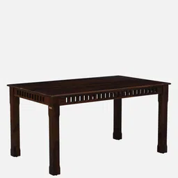 woodsworth from pepperfry Drusilla Sheesham Wood 6 Seater Dining Set In Scratch Resistant Provincial Teak Finish image 5