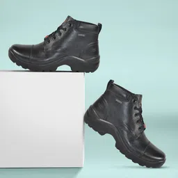 tsf Leather Police Boot, Extra Lightweight Extra Comfort Boots For Men-picture-26