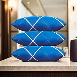 fulffystyl luxury Microfibre Solid Sleeping Pillow Pack of 3-picture-10