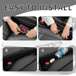 vrajdham Car Seat Gap Filler Organizer - Car Seat Side Gap Filler Carabiner image 4