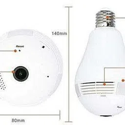 DDLC DDLC 360° WiFi Bulb Security Camera | Full HD 1080P Panoramic View, Motion Security Camera image 2
