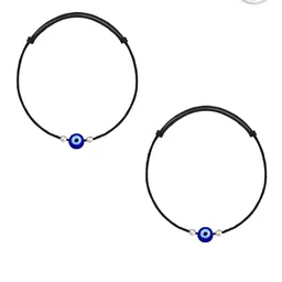 GIVA 925 Silver Evil Eye Anklet image 3