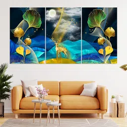 bnezz 100 cm Wallpaper For Walls Night Deer Wall Stickers For Bedroom Wall Posters Big Size Self Adhesive Sticker-picture-13