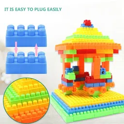 kidsbuddy Educational DIY Building Blocks Made From Non Toxic Plastic BB26.310 DIY 50Pcs image 4