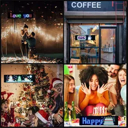 ayw Programmable LED Sign High Quality Flexible Screen Light-250 Car Fancy Lights image 2