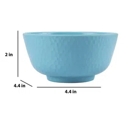Melamine Turquoise Round Soup Bowl Set Of 6 By Market 99 image 3