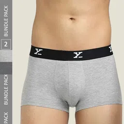 XYXX Men Pack Of 2 Mid-Rise Sweat WickingTrunks image 1