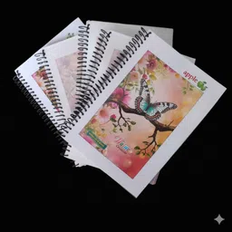 uniqpal Cheapest pack of 5 Spiral Notebook(200pages) A4 Notebook Rulled 200 Pages-picture-27