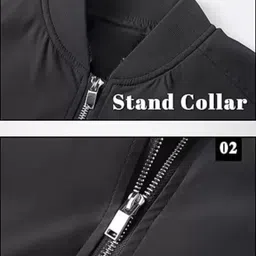 black hunter Men Solid Casual Jacket image 4