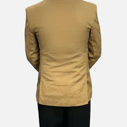gargian master cut Men Self Design Single Breasted Wedding Blazer image 3