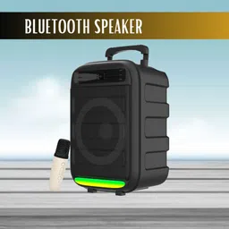 SYARA Monster (WIRELESS TOWER SPEAKER) Dynamic Thunder Sound With Karaoke MicH416 35 W Bluetooth Tower Speaker-picture-12
