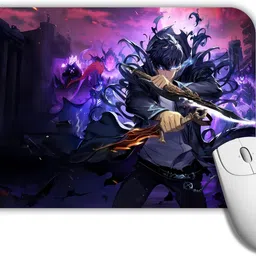 GROOFIEZ Solo Leveling 3 Anime Mouse Pad Non-Slip Rubber Base for PC Laptop (9x7 inch) Non Slip Base Mousepad-image-89