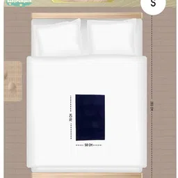 babypumpkin Cotton Baby Bed Protecting Mat image 2