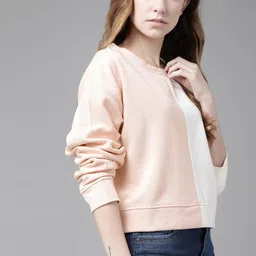 roadster Women Full Sleeve Color Block Sweatshirt-picture-14