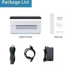 QIMAGE Thermal Barcode Label Printer for 4x6 Inch Label, Adjustable Size, 203DPI Thermal Receipt Printer image 3