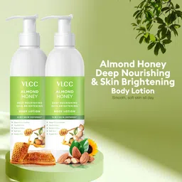 vlcc Almond Honey Nourishing & Brightening Body Lotion- Buy One Get One image 2