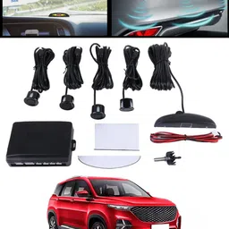 Black 4pcs Compact Design Reverse Parking Sensor For Vehicle-136 Universal Black Car Safety Parking Camera 4 Pcs-136 Parking Sensor-image-24