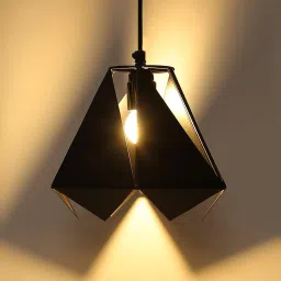 home4u Faven Black Mild Steel Hanging Light image 1