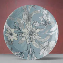 nestroots Indigo Traditional Porcelain Wall Plate-picture-14