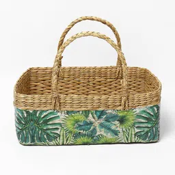 habereindia Multicolor Natural Fibre Large Gifting Fruit Basket image 3