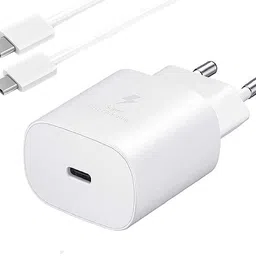 Glimring Type C 1 m 25 W Quick Charge 3.1 A Wall Charger for Mobile with Detachable Cable (Pack Of 1)-picture-10