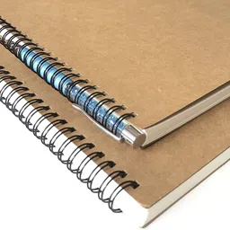 innaxa A4 Big Thick Spiral Bound Notebooks and Journals Backpack Books 50Sheets/100Pages per Book (A4 Blank-2 Pack) 120 GSM. A4 Notebook Blank 100 Pages image 2
