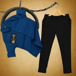 black deer Men Cotton Blend Shirt Pant Set-picture-27