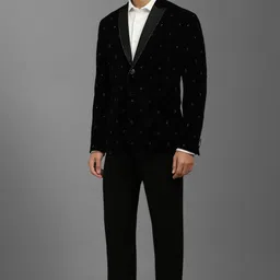 louis philippe Men Two Piece Suit Embroidered Suit image 4