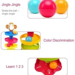 gretal ROLL BOLL TOY,STACKING TOY WITH 3 BALLS AND STACKS ROLLING BALL image 3