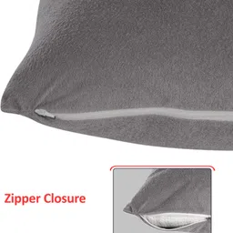 mattress protector Plain Cotton Filled Zipper Standard Size Pillow Protector image 4