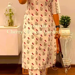 chaukas Women Viscose Rayon Kurta Palazzo Set-picture-25