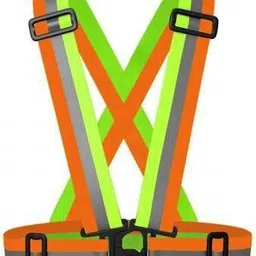 vkr universe High Quality Multi Color Reflective Vest belt green and orange combination color Safety Jacket-picture-24