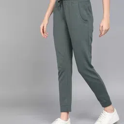 glowic Women Solid Grey Track Pants-picture-10