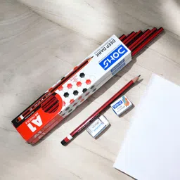 shama A1 Everyday Use HB Pencils Red & Black Pencil of 40 Pencil image 4