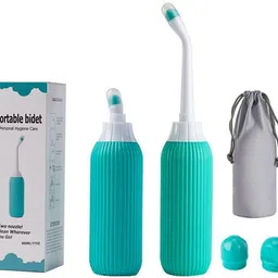 maitri enterprise Portable bidet, Jet Spray for Toilet | Retractable, 2 angled Nozzles M305 Manual Bidets image 1