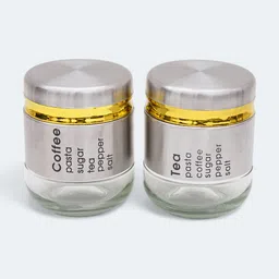 voidrop Glass Tea Coffee & Sugar Container - 350 ml-picture-14