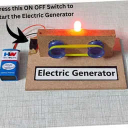 erhindia DIY Electric Generator Kit Working Model STEM Physics Experiment image 5